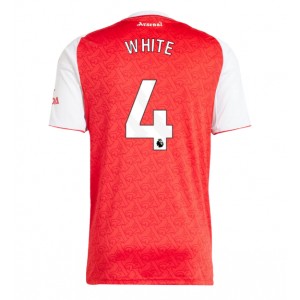 Fotbalové Dres Arsenal Ben White #4 Domácí Oblečení 2025-26 Krátký Rukáv